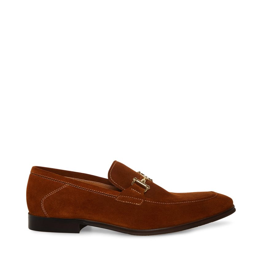 Loafers Steve Madden Archee Gamuza Hombre Marrones Oscuro | ES TYS08E